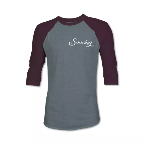 Soaring Raglan Maroon